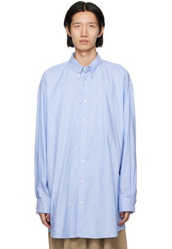 Maison Margiela Blue Buttoned Shirt