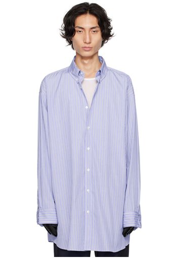 Maison Margiela Blue Striped Shirt