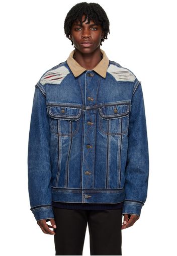 Maison Margiela Indigo Distressed Denim Jacket