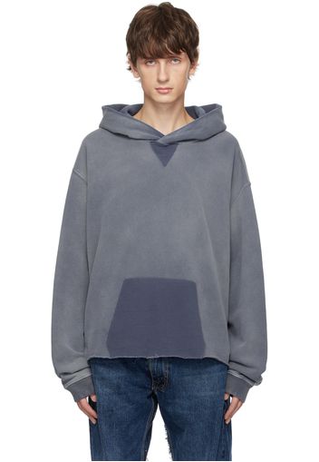 Maison Margiela Blue Faded Hoodie