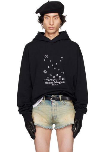 Maison Margiela Black Relaxed Hoodie