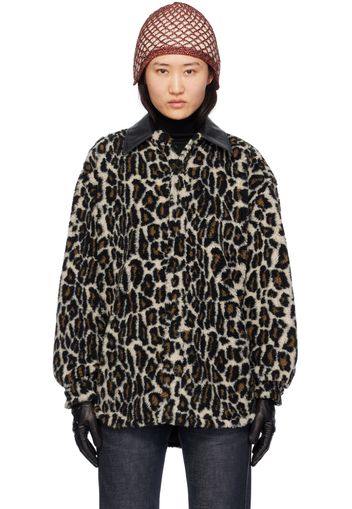 Maison Margiela Brown Faux-Fur Shirt