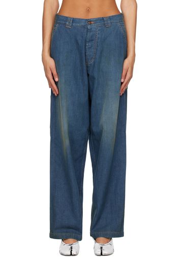 Maison Margiela Blue Faded Jeans