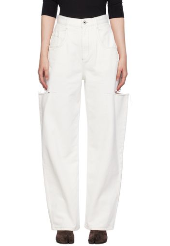 Maison Margiela White Slash Jeans