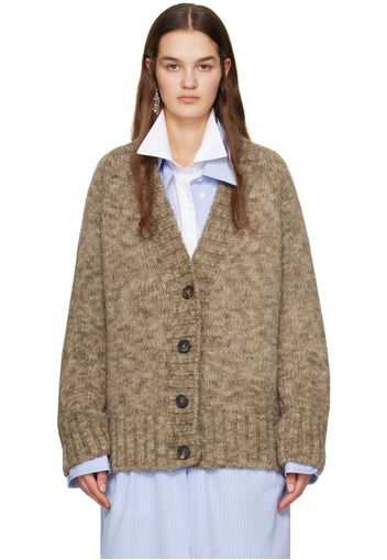 Maison Margiela Brown Botanical Dye Cardigan