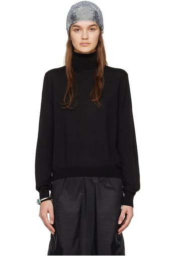 Maison Margiela Black Work-In-Progress Turtleneck