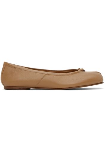 Maison Margiela Beige Tabi Ballerina Flats