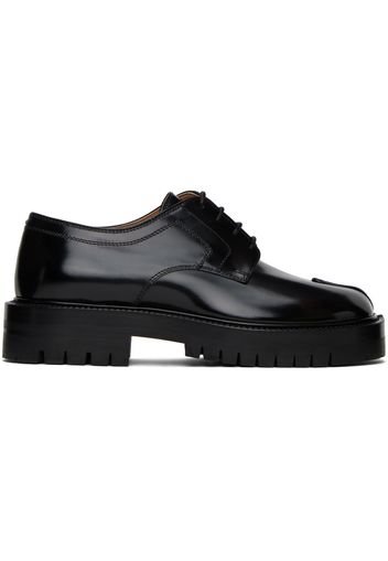 Maison Margiela Black Tabi County Lace-Up Oxfords