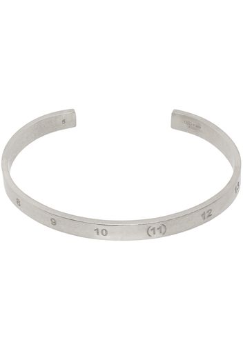 Maison Margiela Silver Numerical Cuff Bracelet