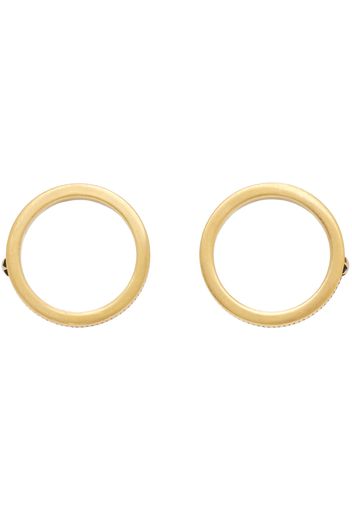 Maison Margiela Gold Stud Earrings