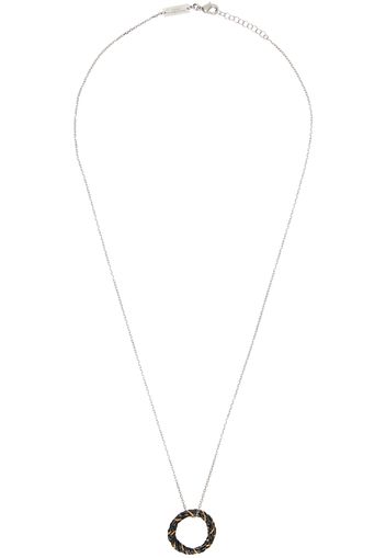 Maison Margiela Silver Pendant Necklace