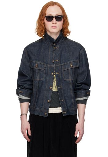 Maison Margiela Indigo Contrast Denim Jacket