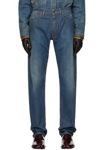 Maison Margiela Blue Faded Jeans