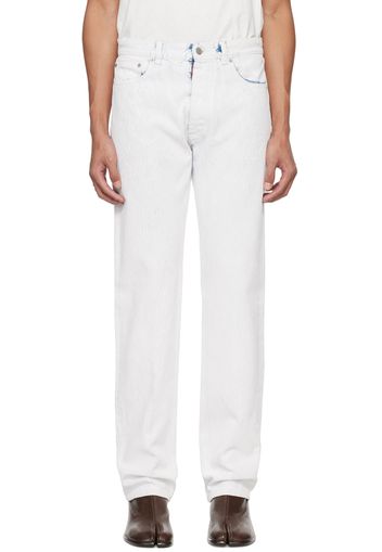 Maison Margiela White 5-Pocket Jeans