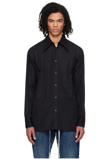 Maison Margiela Black Four Stitch Shirt