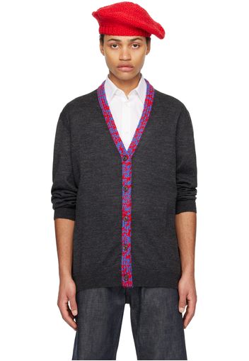 Maison Margiela Gray Buttoned Cardigan