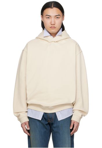 Maison Margiela Off-White Embroidered Hoodie