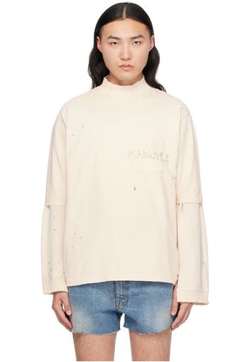 Maison Margiela Off-White Handwritten T-Shirt