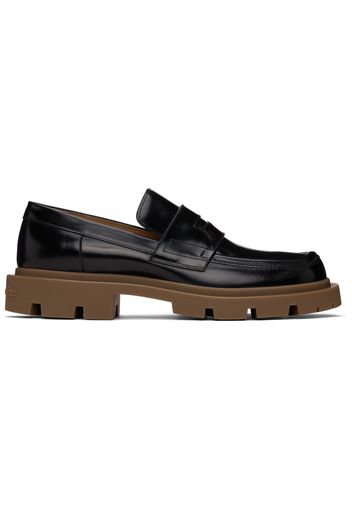 Maison Margiela Black & Tan Ivy Loafers