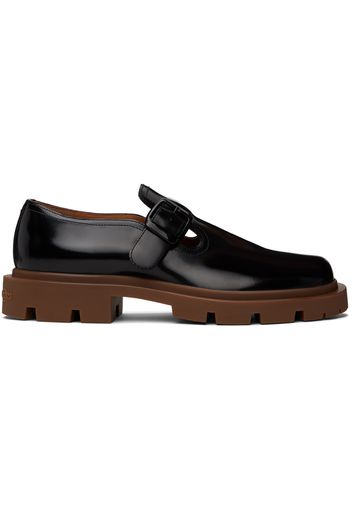 Maison Margiela Black Pin-Buckle Loafers