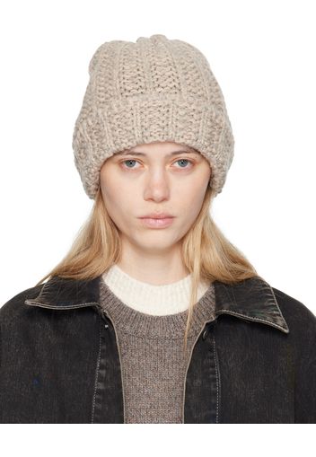 Maison Margiela Beige Shetland Beanie