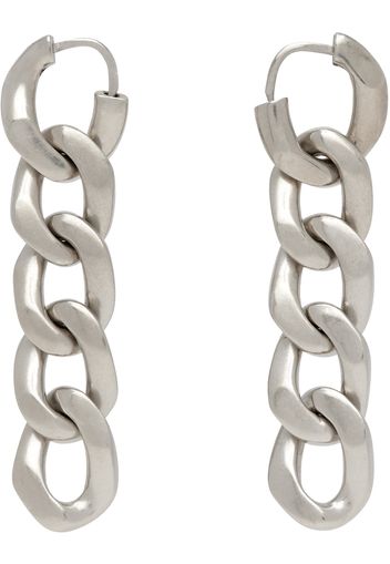 Maison Margiela Silver Gourmette Collection Earrings