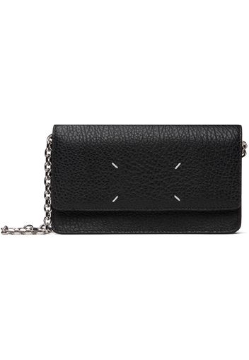 Maison Margiela Black Four Stitches Chain Wallet