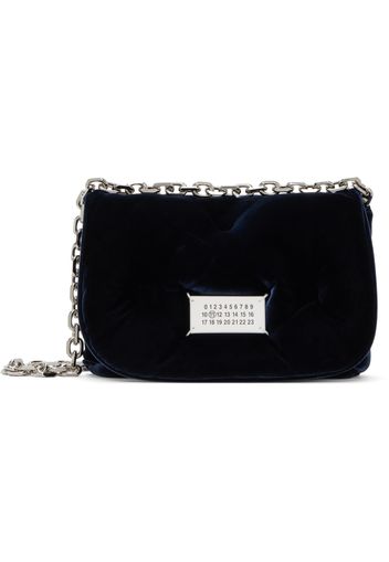 Maison Margiela Navy Glam Slam Flap Small Bag