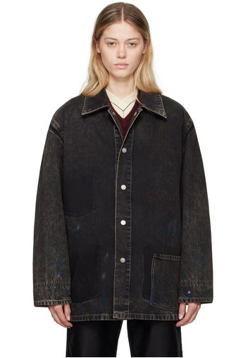 Maison Margiela Black Paint Jacket