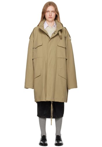 Maison Margiela Beige Hooded Jacket