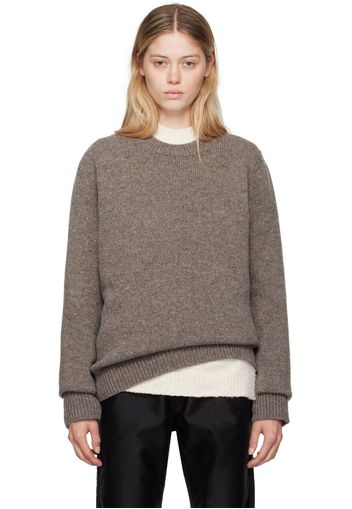 Maison Margiela Gray Shetland Wool Sweater