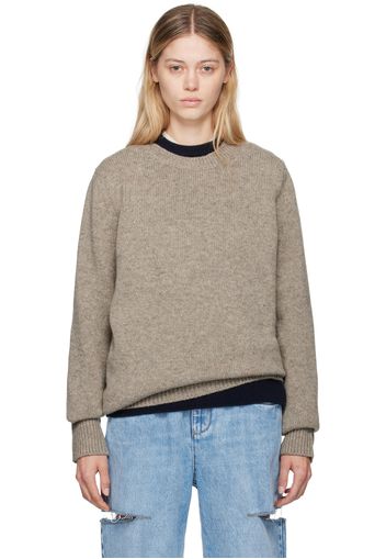 Maison Margiela Beige Shetland Wool Sweater