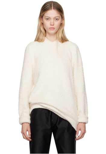 Maison Margiela Off-White Oversized Piled Sweater