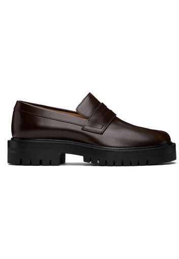 Maison Margiela Brown Tabi Loafers