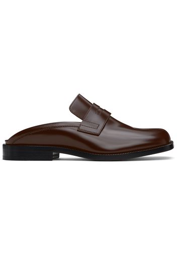 Maison Margiela Brown Tabi City Loafer Mules