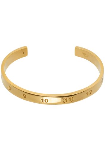 Maison Margiela Gold Numerical Cuff Bracelet