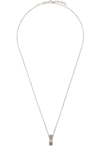 Maison Margiela Silver Number Reference Necklace