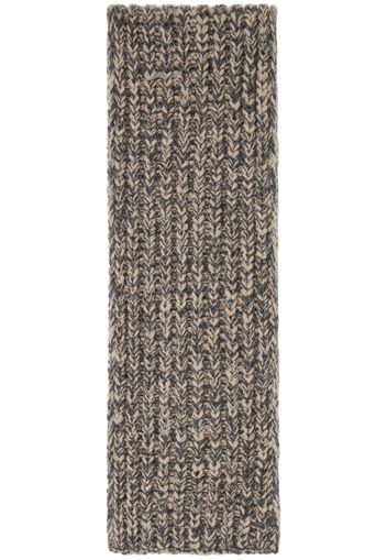 Maison Margiela Beige & Gray Wool Scarf