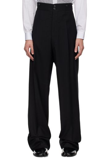 Maison Margiela Navy Striped Trousers