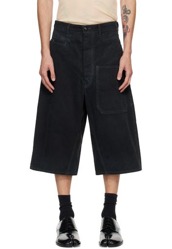 Maison Margiela Black Patch Pocket Shorts