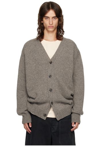 Maison Margiela Brown Buttoned Cardigan