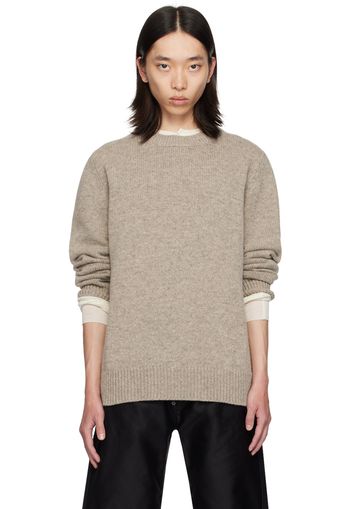 Maison Margiela Beige Shetland Wool Sweater