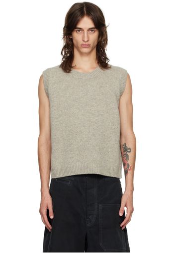 Maison Margiela Beige Crewneck Vest