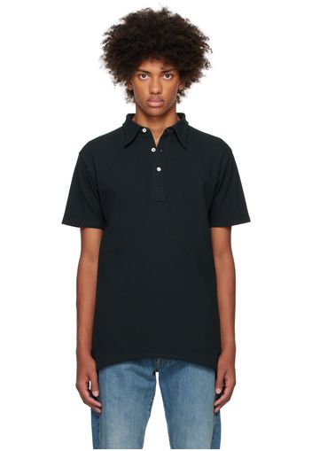 Maison Margiela Green Cotton Piqué Polo