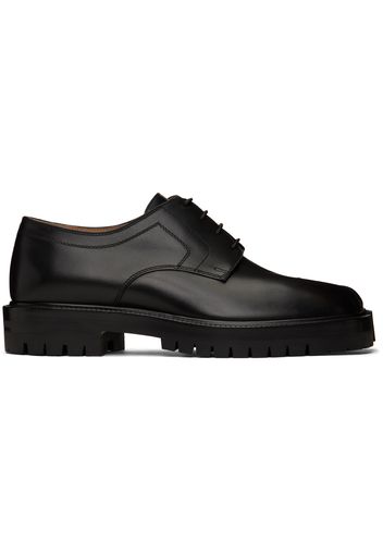 Maison Margiela Black Tabi Lace-Up Derbys