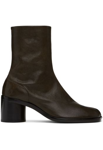 Maison Margiela Brown Tabi Ankle Boots