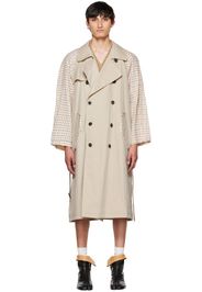 Maison Margiela Beige Layered Trench Coat