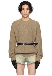 Maison Margiela Taupe Donegal Sweater