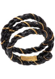 Maison Margiela Gold & Black Twisted Wire Ring