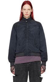 Maison Margiela Black Yoke Bomber Jacket